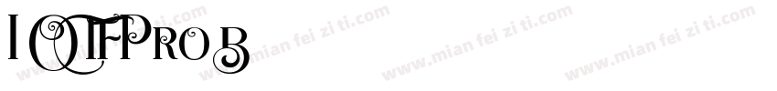 I-OTFPro B字体转换